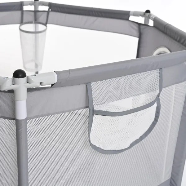 Játékkarám 120 cm szürke