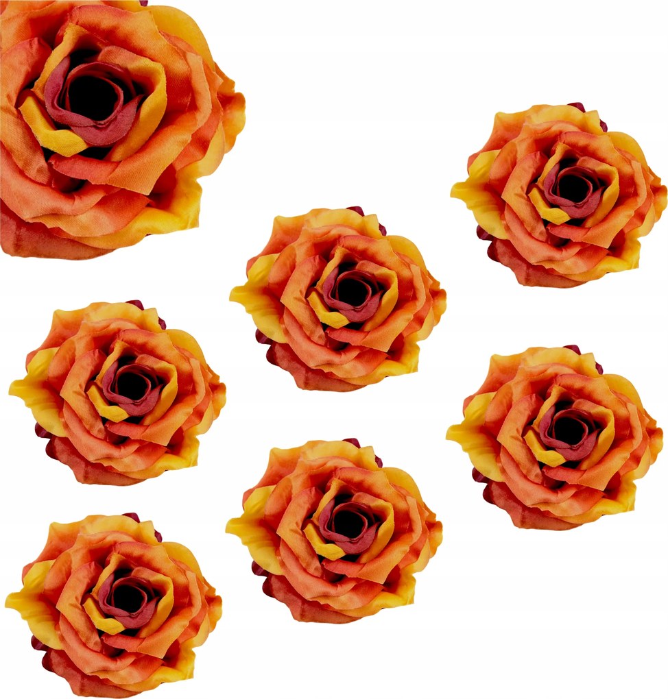 Rózsa Mesterséges Fej Mesterséges Termék Mint Élő VIP6438-AN132 6 db