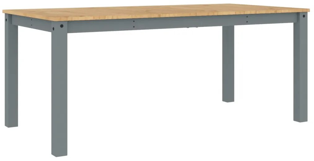 Panama szürke tömör fenyőfa ebédlőasztal 180 x 90 x 75 cm