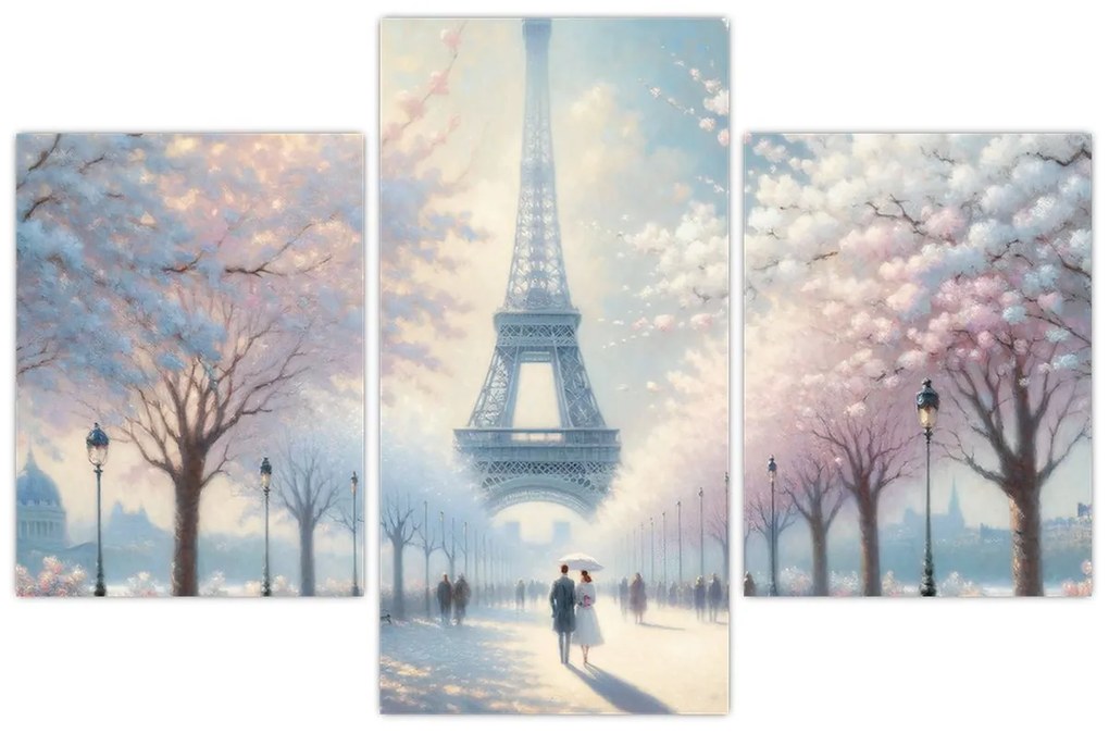 Kép - Párizsi festmény (90x60 cm)