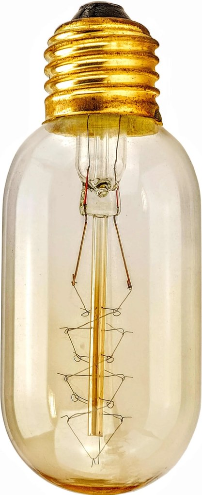 Dekoratív izzó Edison E27 T45 szén hagyományos pók retro Loft Diy