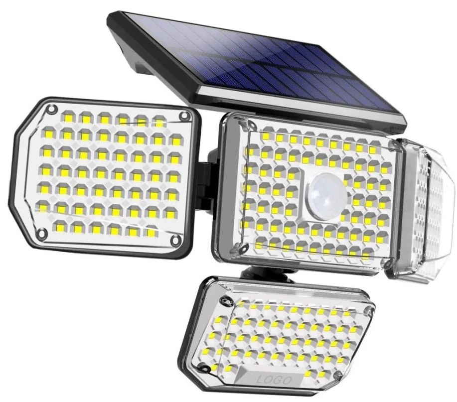 Immax Immax 08499L - LED Napelemes fali lámpa érzékelővel LED/5W/5,5V IP44 IM1266