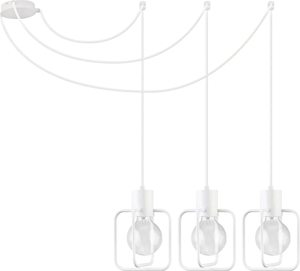 SIGMA LIGHTING 31118 AURA Többágú Függesztett Lámpa Fehér E27 IP20