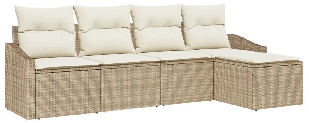 Kert étkező szett párnával tárolóval 5 pcs Beige és krém