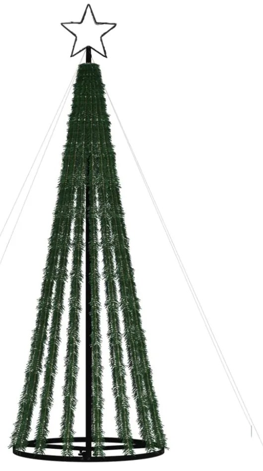 kék LED karácsonyfa 275 LED 180 cm