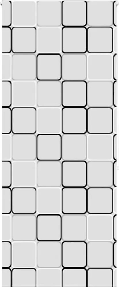 vidaXL zuhanyzó redőny 110x240 cm szövet szélessége 106 cm