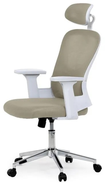 Bézs Hálós Irodai Szék, Hinta Mechanikával. KA-K2031 BGE