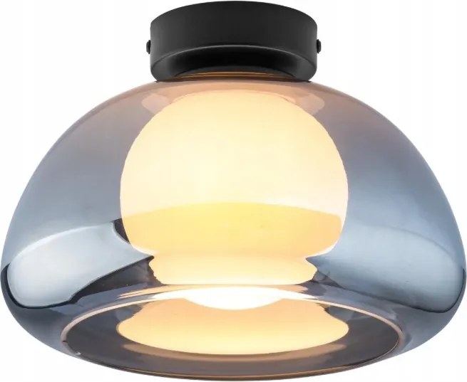 Livarno G9 2700K LED-es fali és mennyezeti lámpa 25x17cm Füstüveg Led