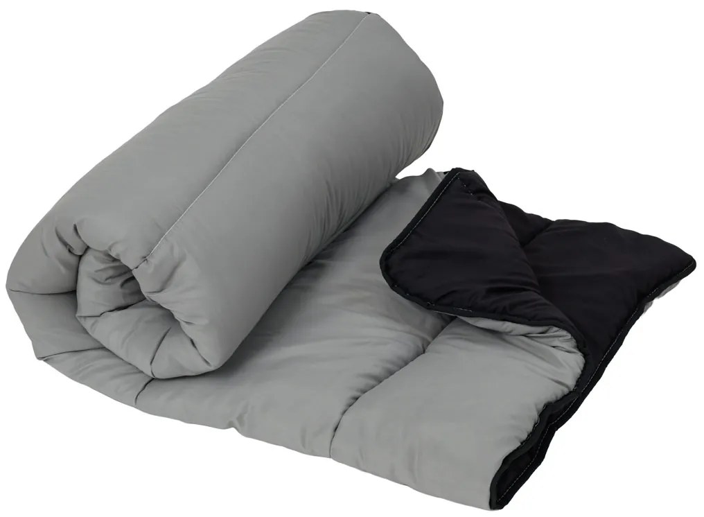 Egész éves steppelt paplan 140x200 cm üreges szálból, fekete