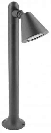 Lámpa Kerti lámpatest LUSTINO-D, GU10, max.20W, IP44, AC220-240V, 50-60Hz,rúd 500 mm,grafit