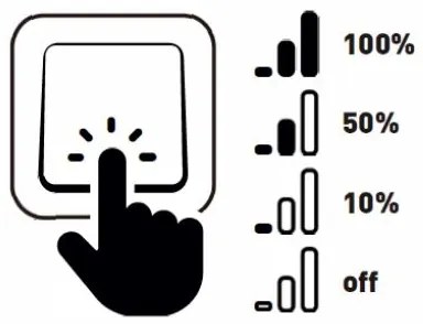 Paulmann 93379 - KÉSZLET 3xLED/6W IP44 Dimmelhető fürdőszobai lámpa GIL 230V