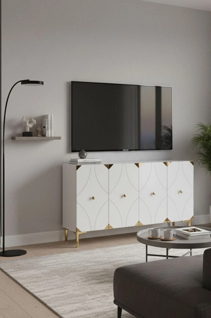 Alfa 120 - White, Gold