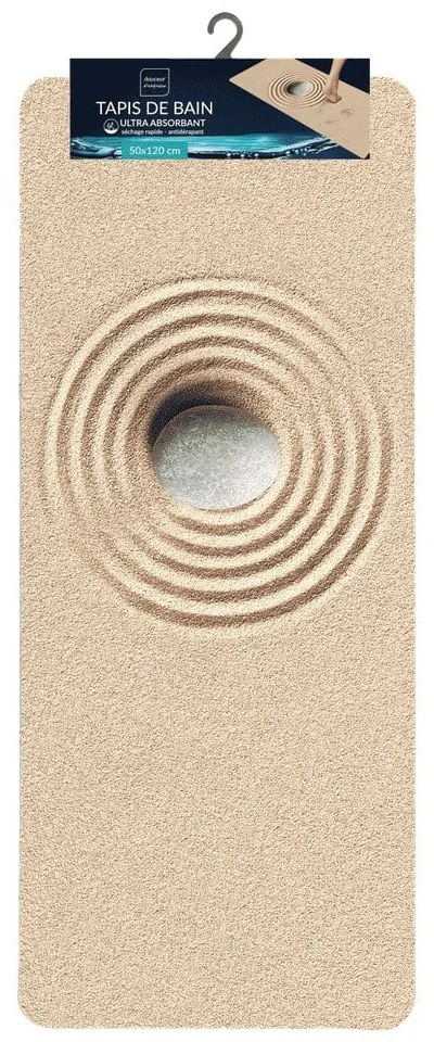 Világosbarna fürdőszobai kilépő 50x120 cm Serena – douceur d'intérieur