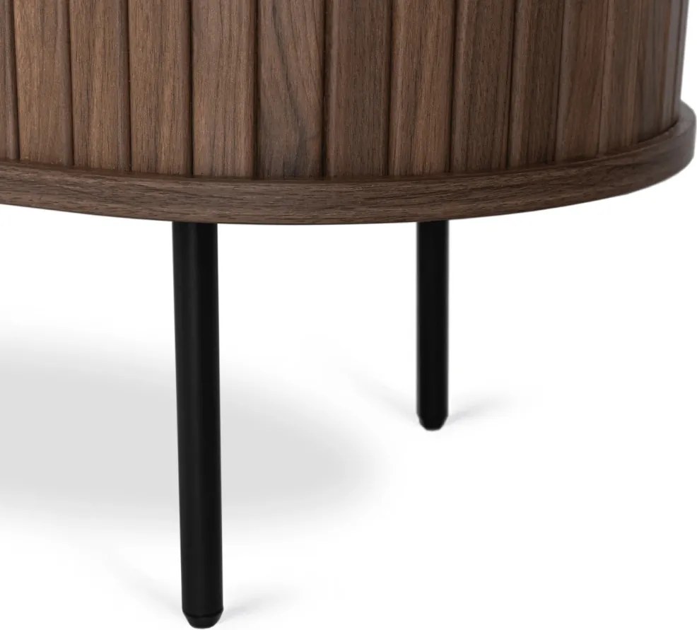 Komoda TRISH 180 cm Dwudrzwiowa Rozsuwana Orzech