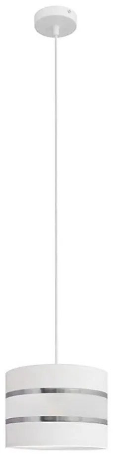 Csillár zsinóron HELEN 1xE27/15W/230V á. 20 cm fehér
