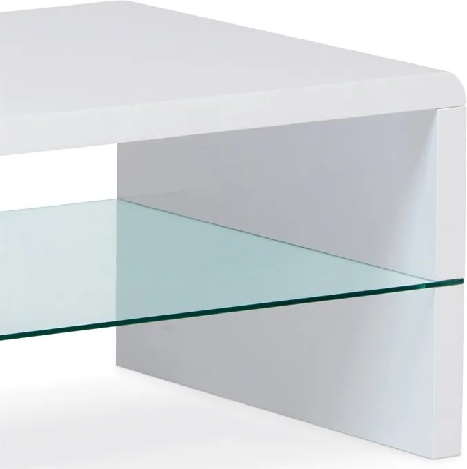 Dohányzóasztal 110 × 60 × 40 cm, MDF, fehér AHG-402 WT
