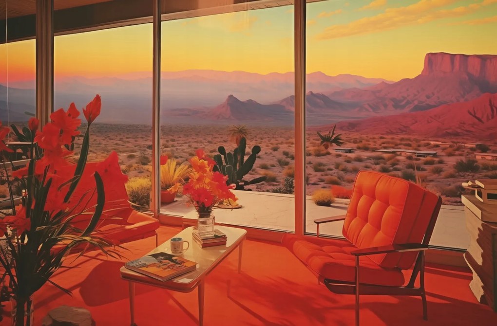 Poszter 86,4x56,8cm Ülés a Sivatagi Házban