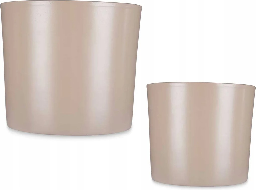 Kerámia Kaspók Minimal, 2 Darab, Ø 22 cm és Ø 27 cm, Ibergarden