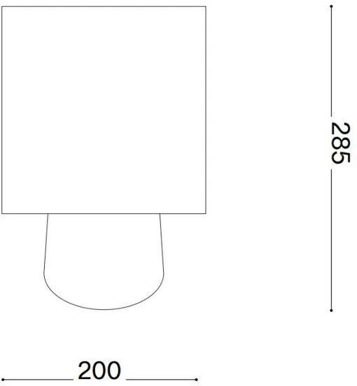 Ideal Lux - Asztali lámpa KALI 1xE14/40W/230V kerámia/krémes/bézs