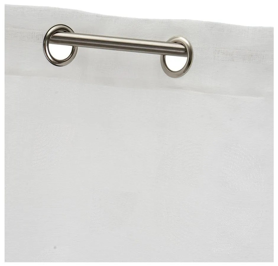 Fehér jacquard függöny 140x260 cm Mid Century – Casa Selección