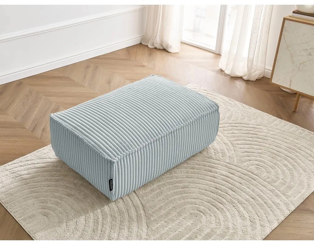 Világosszürke kordbársony lábtartó Chelsea – Bobochic Paris