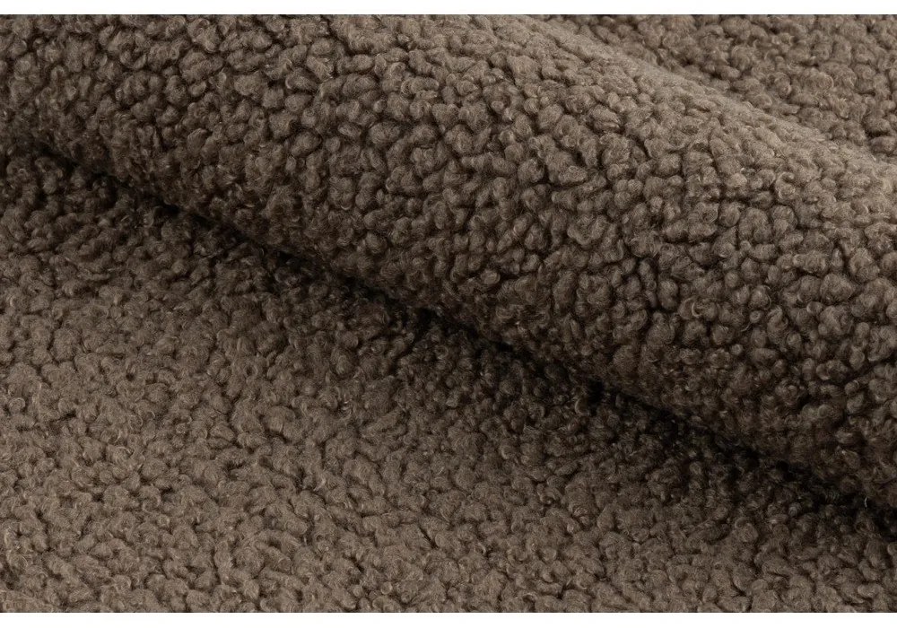 Barna buklé fotel Elmont – Actona