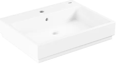 GROHE 3947700H - CUBE CERAMIC mosdó, 600 × 490 mm, kerámia/fehér