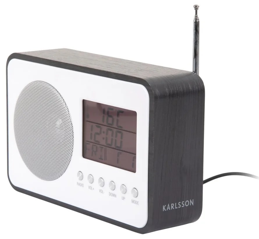 Digitális rádiós ébresztőóra FM Radio – Karlsson