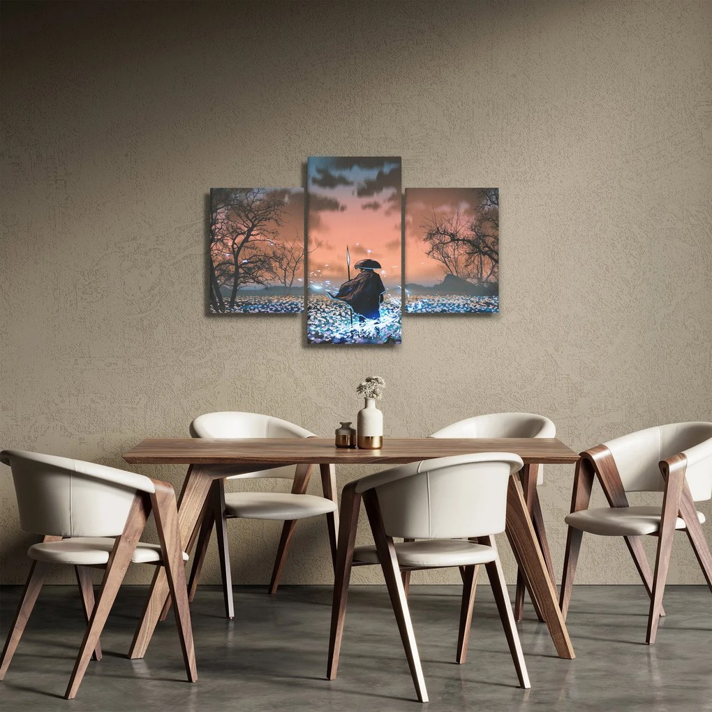 Kép - Egy harcos illusztrációja (90x60 cm)