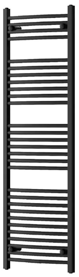 Egyenes törölközőszárító radiátor 1600x500 mm fekete