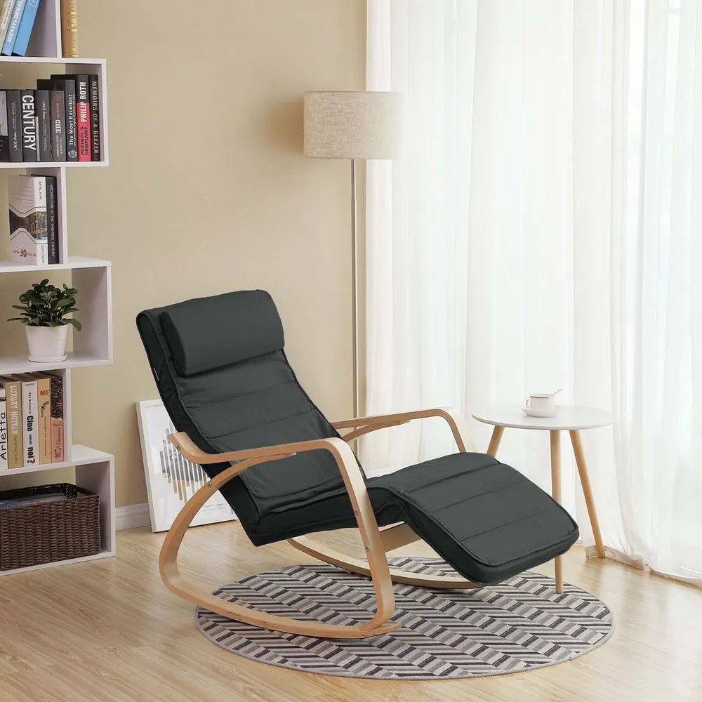 Jurhan SWING hintaszék, teherbírás 150kg, 67x115x91cm, antracit