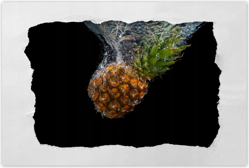 Poszter 60x40 Ananász a vízbe esik