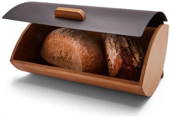 Fekete bambusz kenyértartó CRUSTY