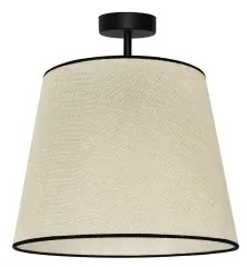 Duolla - Felületre szerelhető csillár YUTE 1xE27/15W/230V átm. 38 cm szürke/fekete