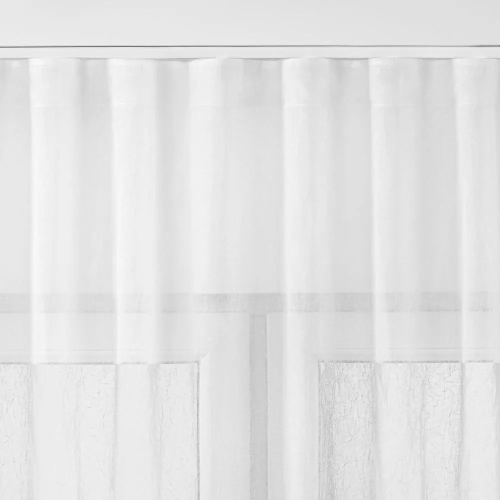 Fehér átlátszó függöny 280x300 cm Kresz – Homede