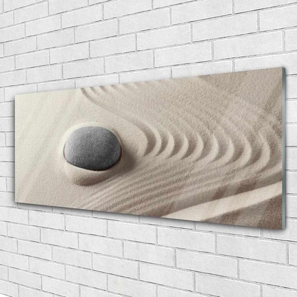 Üvegkép falra homokkő Art 120x60cm