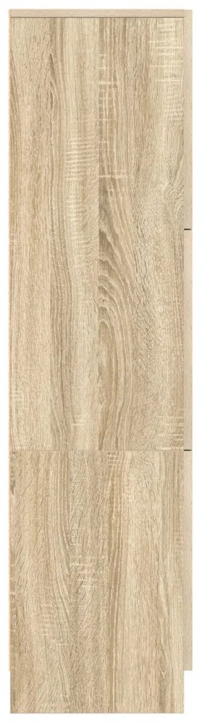 Magas Tároló sonoma tölgy 31,5 x 32 x 124 cm Faanyag