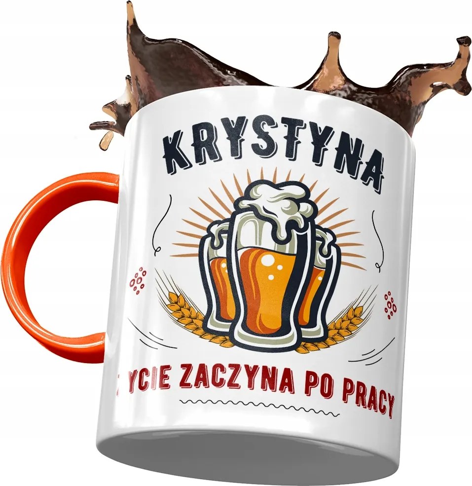 Narancssárga Bögre Krisztina Nővéreknek Ajándék Nyomtatott Fotóval