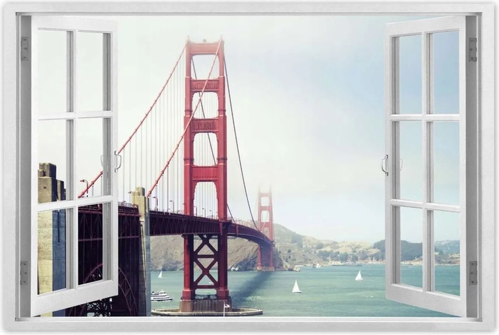 Poszterek 120x80 Golden Gate nappal