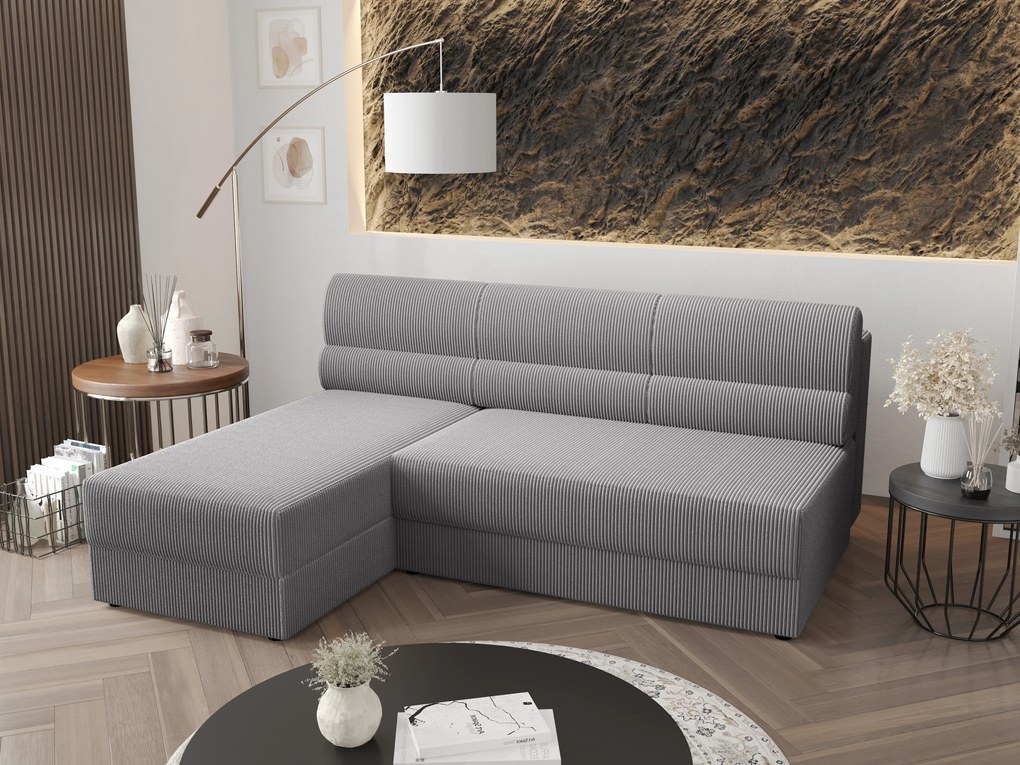 Sarok ülőgarnitúra Radiant L1 (szürke) (B). 1062206