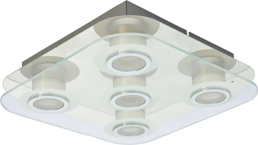 Italux FLAVIO MD14088-05F CH Süllyesztett mennyezeti lámpa 5x5,5W/LED