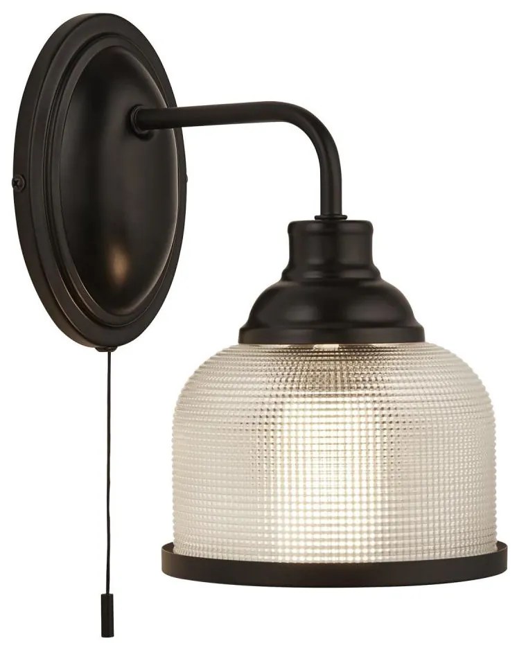 Searchlight Searchlight 2671-1BK - Fali lámpa BISTRO 1xE27/60W/230V fekete SR0350