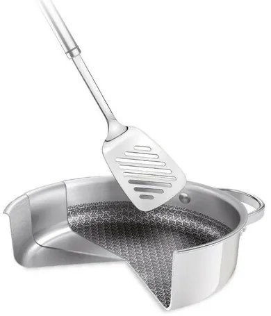Tescoma SteelCRAFT mély serpenyő fedővel átmérő 28 cm, 2 fogantyúval, 28 cm