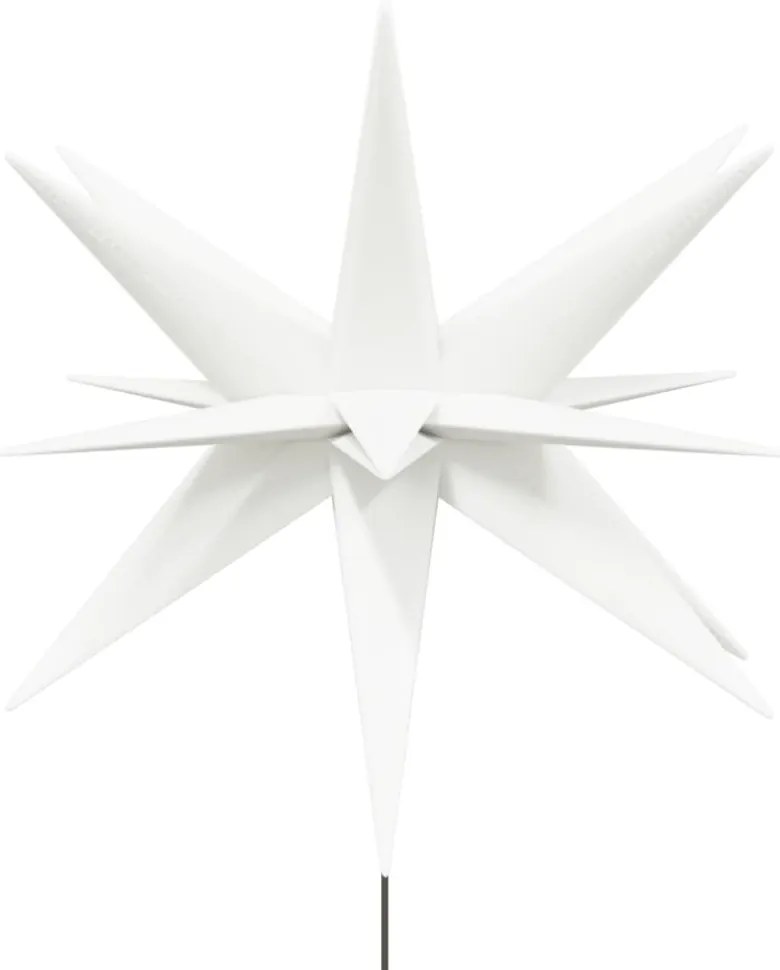 összecsukható tüskés fehér karácsonyi lámpa LED-del 57 cm