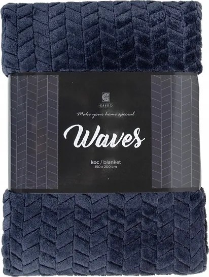 Puha, dombornyomott takaró sötétszürke 150x200 Grafit