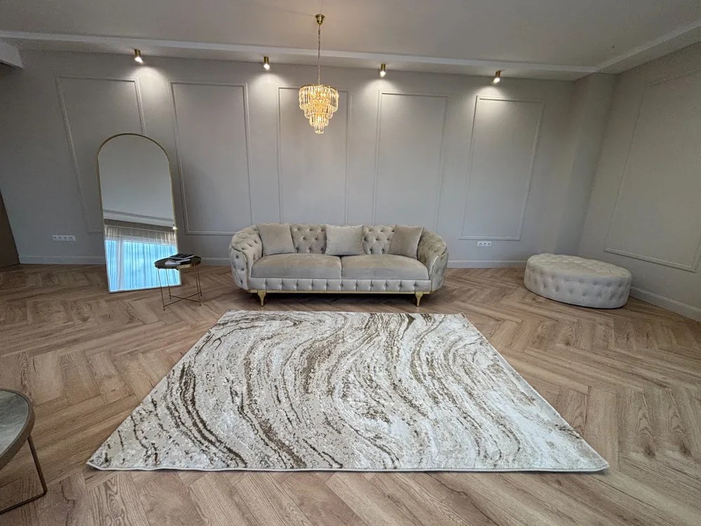 Sunset barna-bézs design szőnyeg 200x290