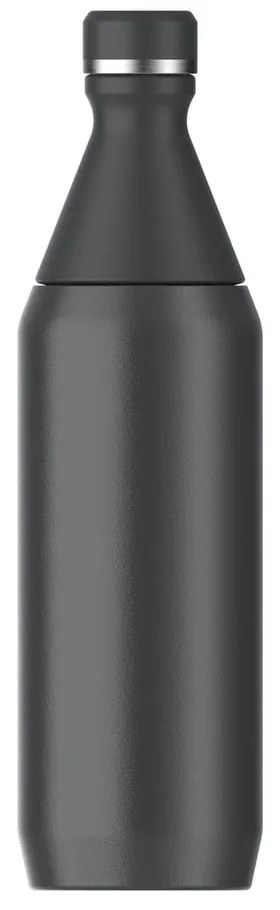 Fekete rozsdamentes acél ivópalack 600 ml All Day Slim – Stanley