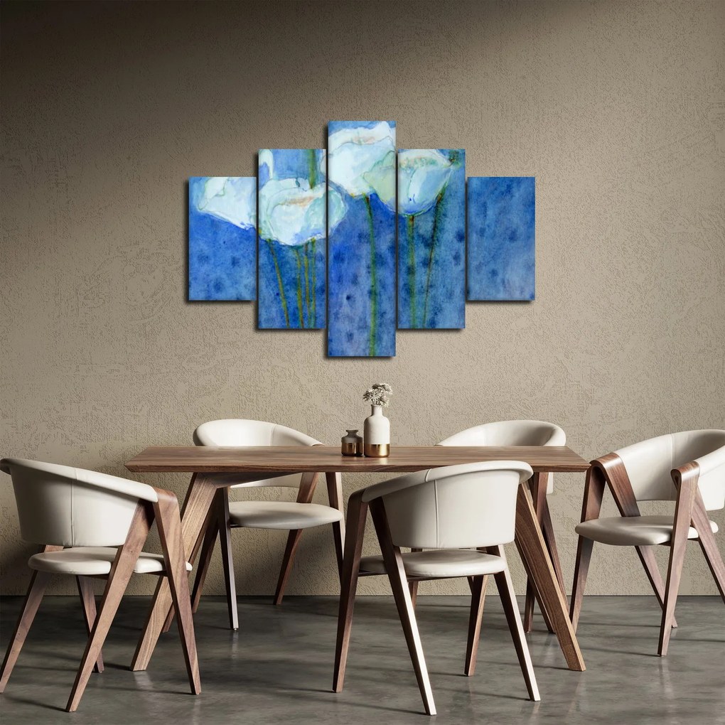 Kép - fehér tulipán (150x105 cm)