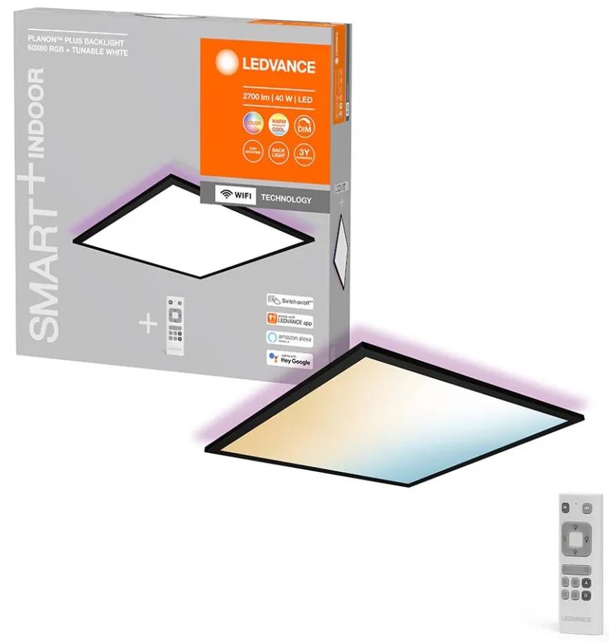 Ledvance Ledvance - SMART+ PLANON LED RGBW panel 40W 230V Wi-Fi + távirányító P227106