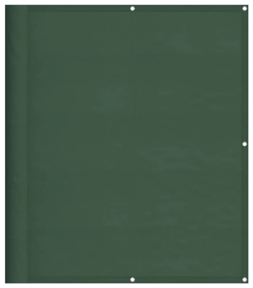 sötétzöld 100% oxford poliészter erkélyparaván 120 x 800 cm